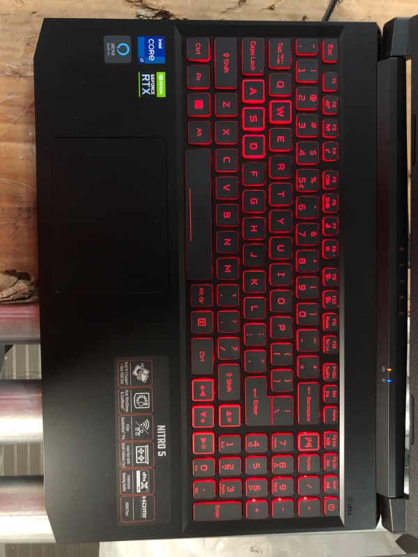 Photo 4 of [Like New] Acer Nitro 5 AN515-57-79TD Gaming Laptop | Intel Core i7-11800H | Black