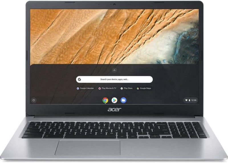 Photo 1 of Acer Chromebook 315, Intel Celeron N4000, 15.6" HD Display, 4GB LPDDR4, Silver