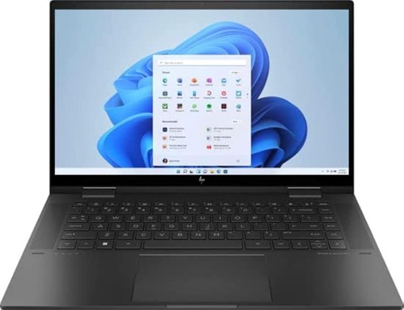 Photo 1 of HP - Envy x360 2-in-1 15.6" Touch-Screen Laptop - AMD Ryzen 5-8GB Memory - Nightfall Black
