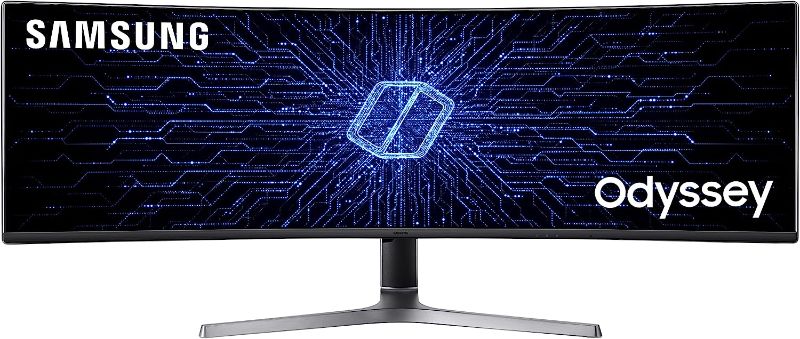 Photo 1 of SAMSUNG Odyssey CRG Series 49-Inch Dual QHD (5120x1440) Gaming Monitor 120hz