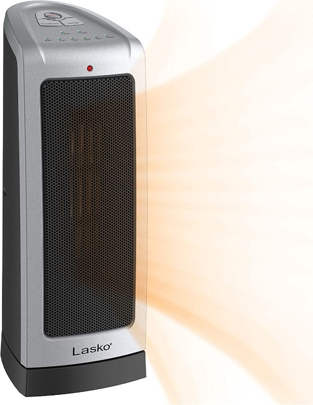 Photo 1 of *Used* Lasko Products Lasko 1500 Watt 2 Speed Ceramic Oscillating Tower Heater with Remote