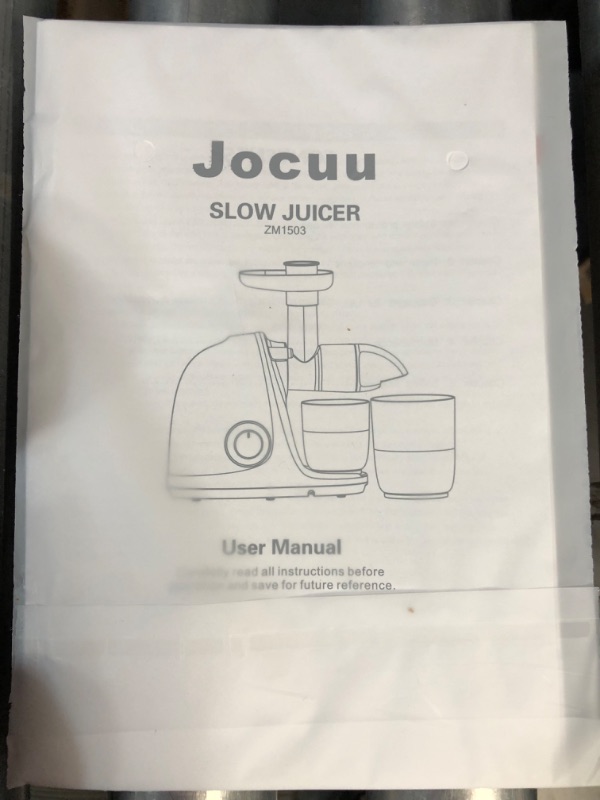 Photo 5 of *see notes* Juicer Machines, Jocuu Slow Masticating Juicer Extractor, Cold Press