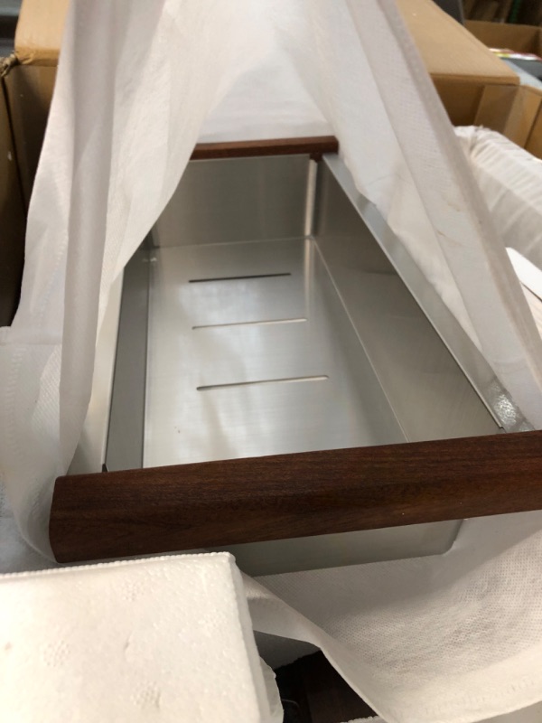 Photo 1 of 32 Kitchen Sink Undermount - Sarlai 32 Inch Undermount Ledge Workstation Sink Deep Single Bowl R10