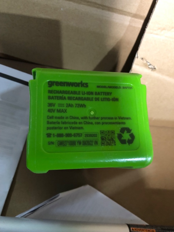 Photo 4 of (PARTS) Greenworks G-Max 40V 12-Inch Cordless String Trimmer