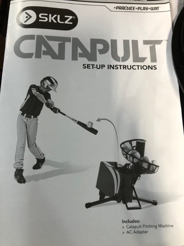 Photo 3 of ***USED/DAMAGED*** SKLZ Catapult Soft Toss Baseball Pitching Machine for Batting and Fielding