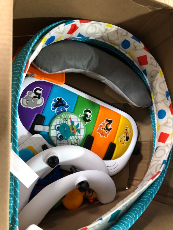 Photo 3 of Baby Einstein 4-in-1 Kickin' Tunes Music and Language Play Gym and Piano Tummy Time Activity Mat