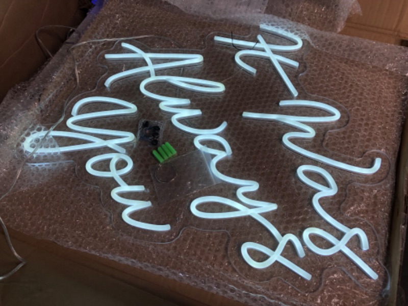 Photo 2 of [USED] Neon Sign It was always you LED Sign  60cm 