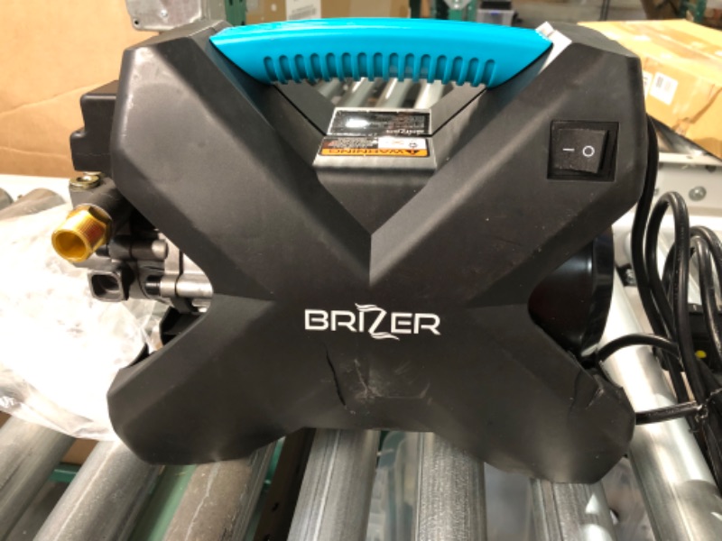 Photo 3 of [DAMAGE] BRIZER X100 - Compact Electric Pressure Washer 1600 PSI/1.6 GPM Power Washer 25ft