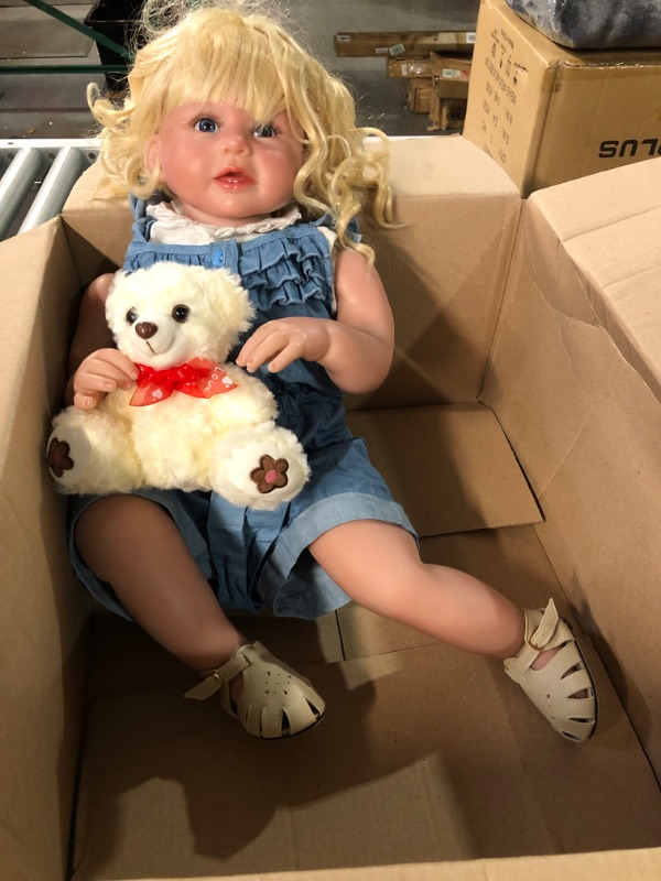 Photo 3 of [DAMAGE] Pedolltree Realistic Reborn Toddler Dolls Girl 28" 