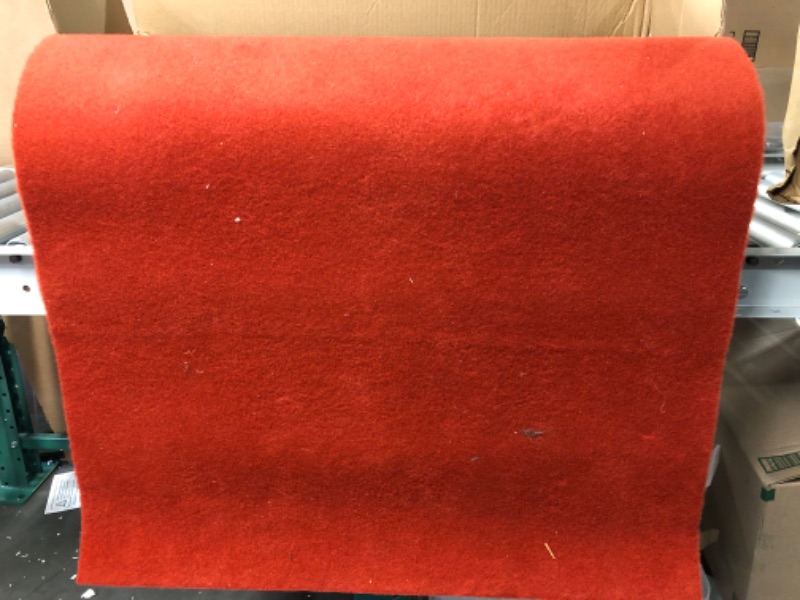 Photo 2 of [USED] HOMBYS Extra Thick Red Carpet Runner for Events, 2.6x30 Feet