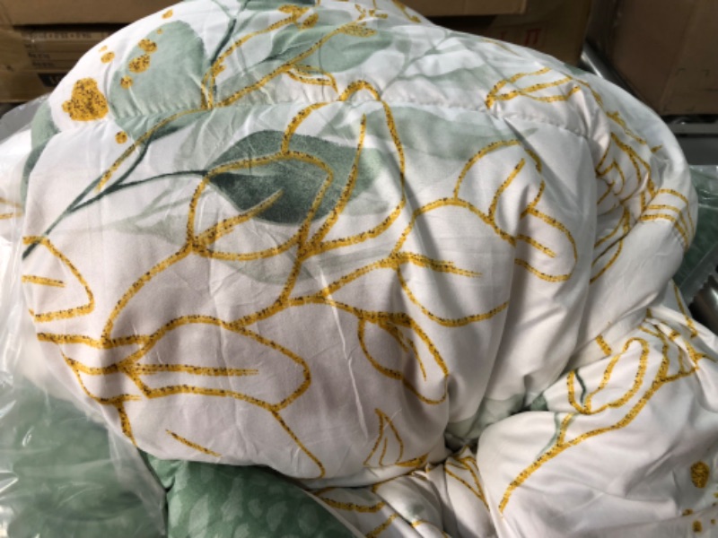 Photo 2 of [USED] Joyreap Botanical Comforter Twin (68"x88")