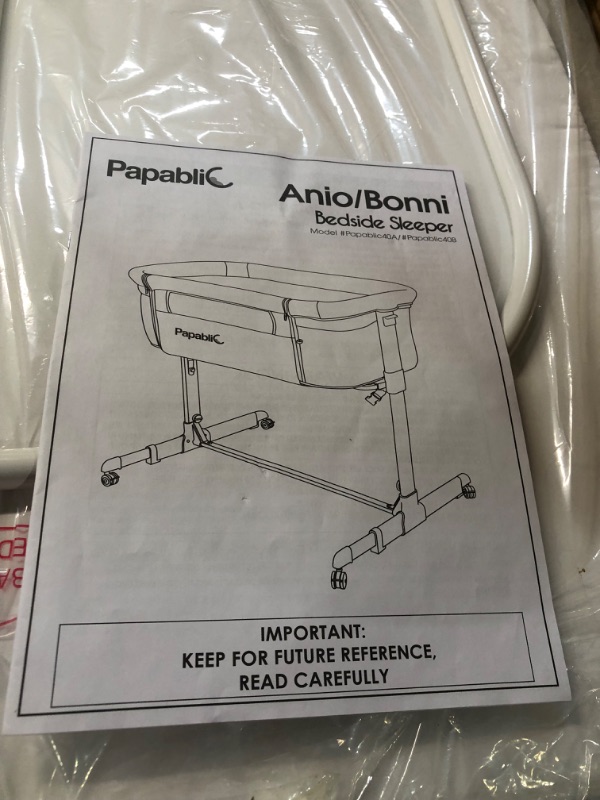 Photo 2 of [USED] Papablic 2-in-1 Anio Baby Bassinet & Bedside Sleeper, Brown