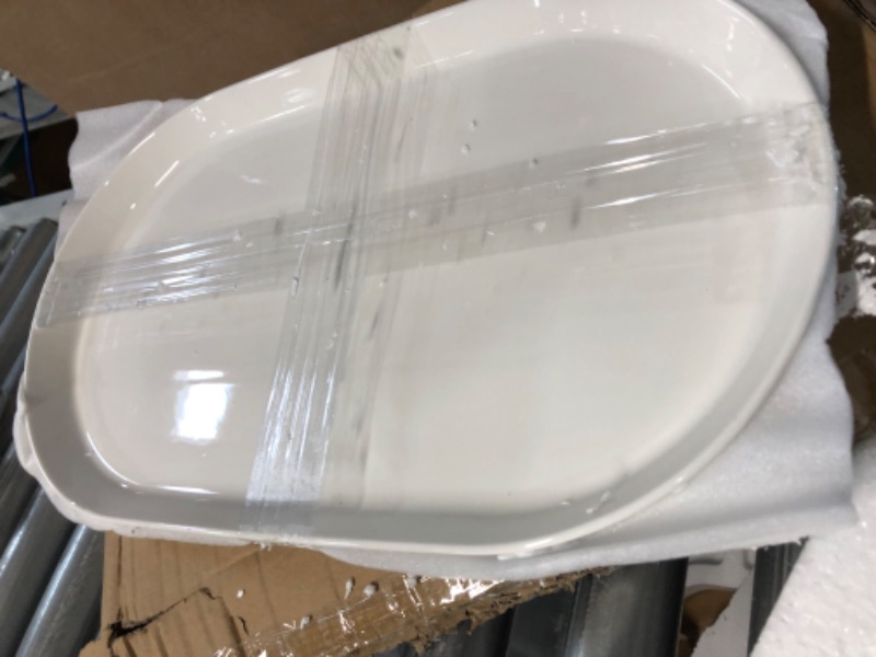 Photo 4 of *IN GOOD CONDITION* Taeochiy 16" Large Serving Platter - Oval Large Serving Tray, Set of 2