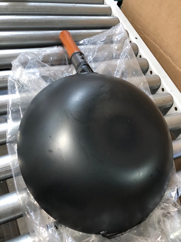 Photo 1 of *SEE NOTES* YOSUKATA Carbon Steel Wok Pan – 13.5“ Black 