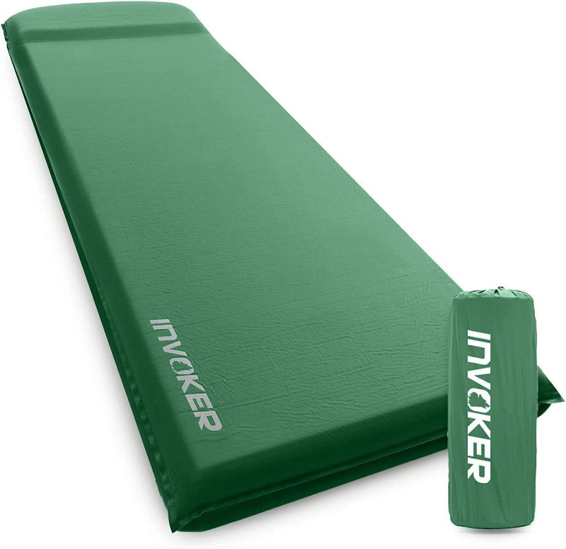 Photo 1 of *USED* INVOKER Camping Sleeping pad – 3inch UltraThick, Green 