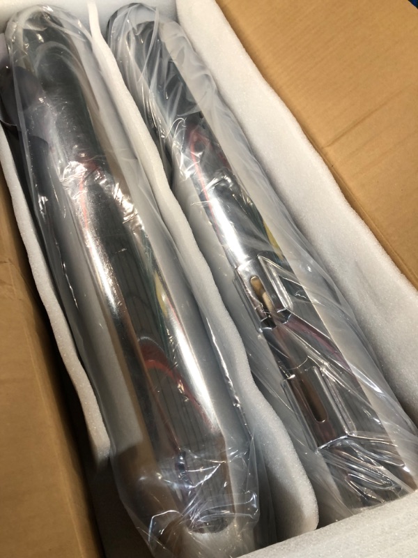 Photo 1 of SHARKROAD 4" Chrome Slip-On Mufflers 