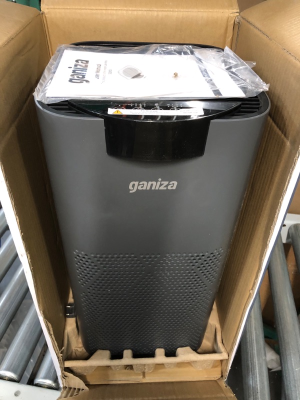 Photo 2 of Air Purifiers For Home Large Room, Ganiza 1077ft², 23db, Remove 99.97% Pollen, H13 HEPA Air Purifier, Odor Eliminator, Ozone Free, Suede Gray