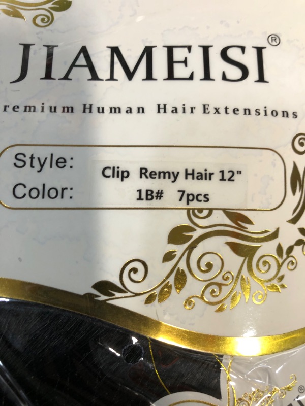 Photo 2 of Jiameisi Human Hair Extension 12" Black w/ Eyelashes