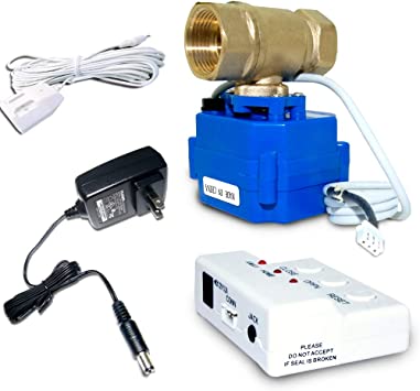 Photo 1 of *OPEN BOX* E-SDS Water Leak Detector with Shutoff Valve,Sensors and Sounds Alarm,Automatic Water Leak Shut Off Valve System,for Pipes 3/4 NPT,Flood Prevention