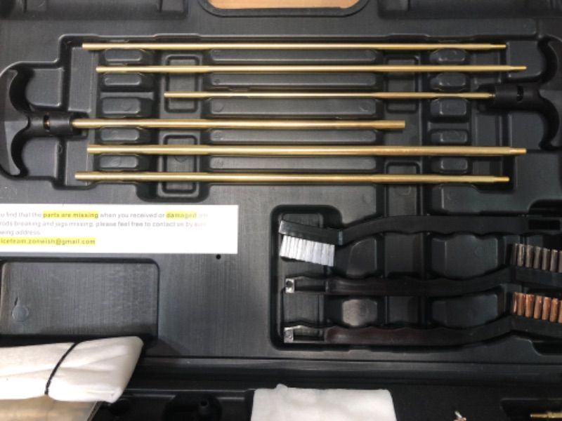 Photo 4 of *BRAND NEW* ZONWISH Brass Jags Universal Gun Cleaning Kit with Large Gun Mat and Pen Light