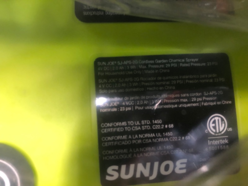Photo 1 of *BRAND NEW* 2 Gal. 4-Volt Cordless All-Purpose Chemical Sprayer