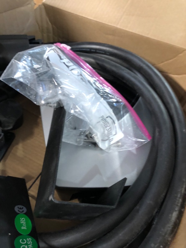 Photo 4 of Lectron Bundle - V-Box 48 Amp Electric Vehicle Charging Station & Black Tesla to J1772 Charging Adapter, Max 48 Amp & 250V   ***** SEE PHOTO FOR DAMAGED FACE 