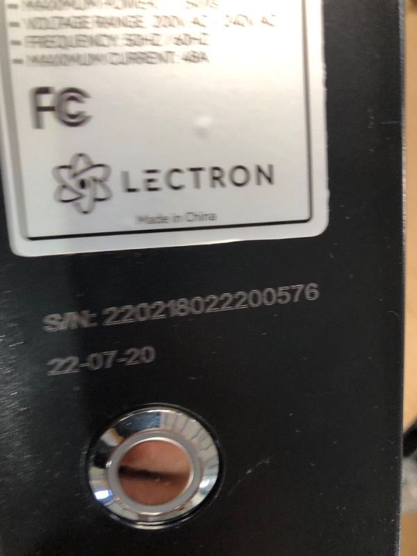 Photo 5 of Lectron Bundle - V-Box 48 Amp Electric Vehicle Charging Station & Black Tesla to J1772 Charging Adapter, Max 48 Amp & 250V   ***** SEE PHOTO FOR DAMAGED FACE 