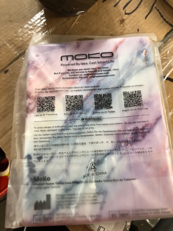 Photo 2 of MoKo Case Fit iPad Pro 9.7 with Pencil Holder - PURPLE MARBLE 