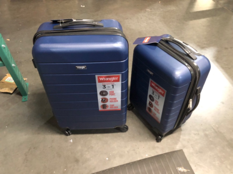 Photo 2 of ***ONLY 2 PIECES INCLUDED*** Wrangler Smart Luggage Set 3 Pcs