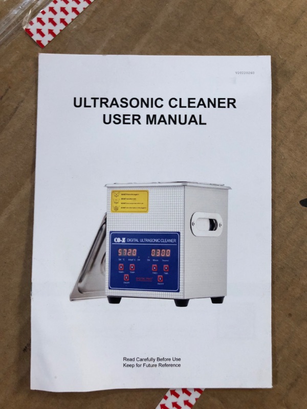 Photo 3 of ***UNTESTED*** CREWORKS Ultrasonic Cleaner with Heater and Timer, 8 gal