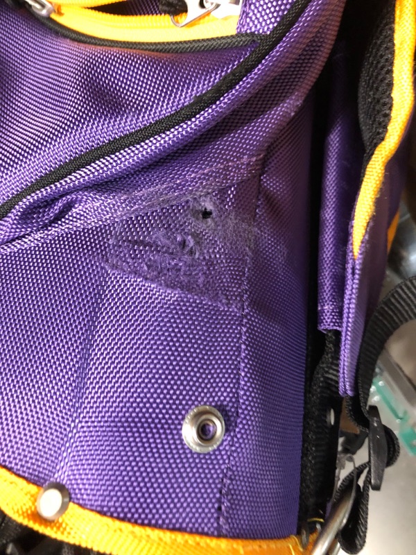 Photo 5 of (DAMAGED) Team Effort NCAA The Bucket III Cooler Cart Golf Bag LSU Tigers