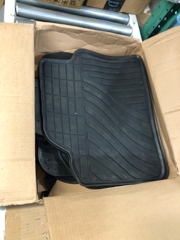 Photo 2 of EnRand Floor Mats-Rubber Slush Front and Rear Seat Floor Mats-All Weather Protector Accessories