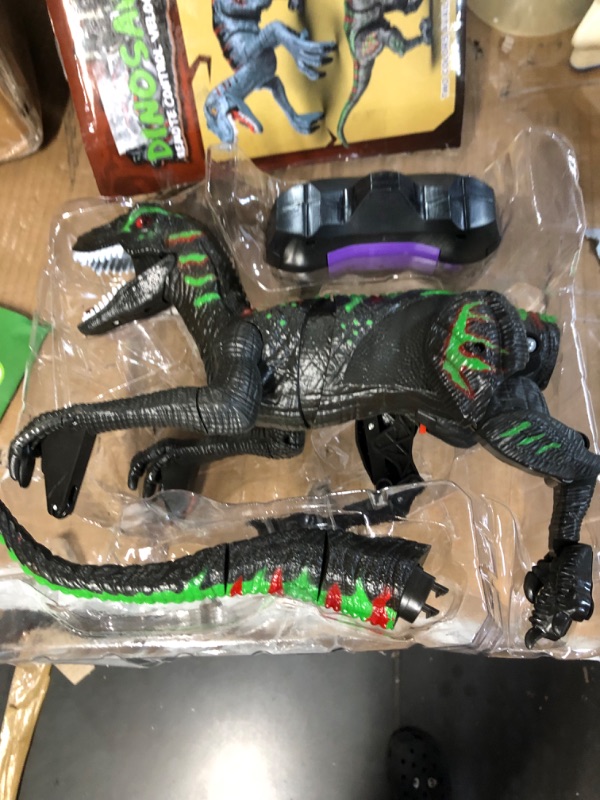 Photo 3 of Happitry Remote Control Dinosaur Toys for Kids Boy 5-7 4-7 8-12, Interactive Robot Dino Toy 3 4 5 6 7 8 Year Old Boy, 