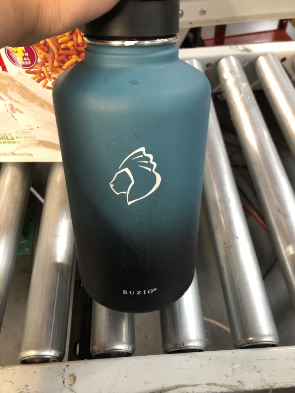 Photo 2 of BUZIO Insulated Water Bottle with Straw Lid and Flex Cap