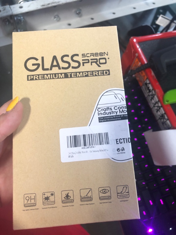 Photo 3 of [2+2 Pack]Galaxy Note 10 Plus Screen Protector+Camera 