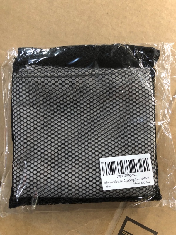 Photo 4 of [Factory Sealed] Microfiber Cleaning Cloth Grey