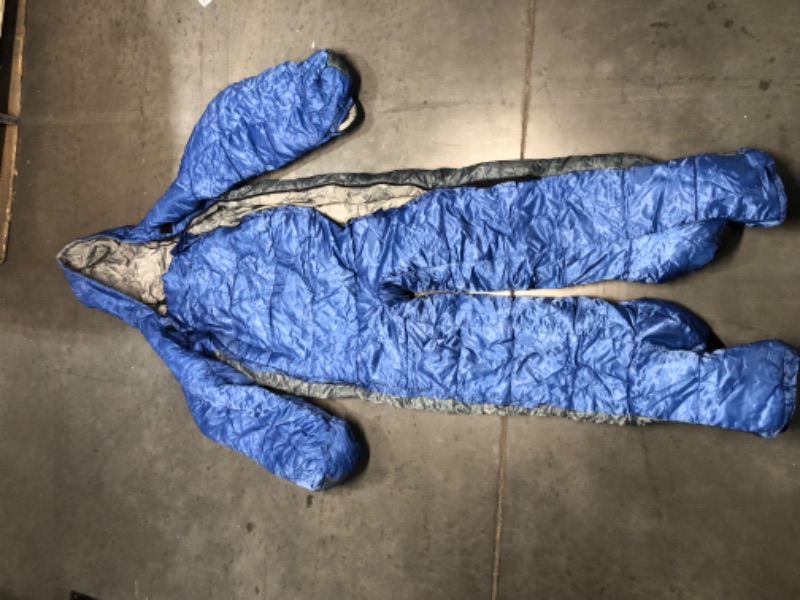 Photo 2 of {See Notes] Gaorui Mummy Sleeping Bag Humanoid Sleeping Bag- (Blue) Large