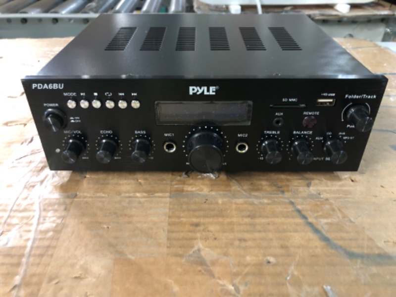 Photo 3 of [Working] Pyle PDA6BU.6 - Wireless Bluetooth Power Amplifier System - 200W Dual Channel 