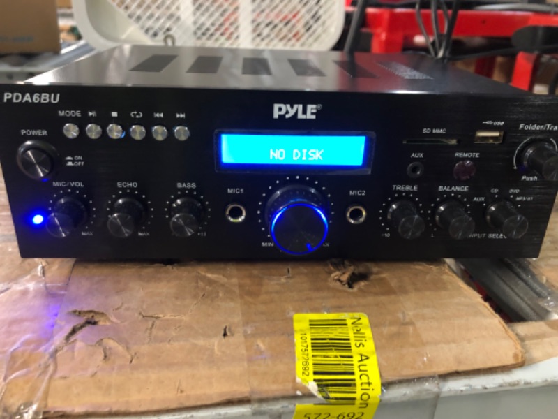Photo 1 of [Working] Pyle PDA6BU.6 - Wireless Bluetooth Power Amplifier System - 200W Dual Channel 