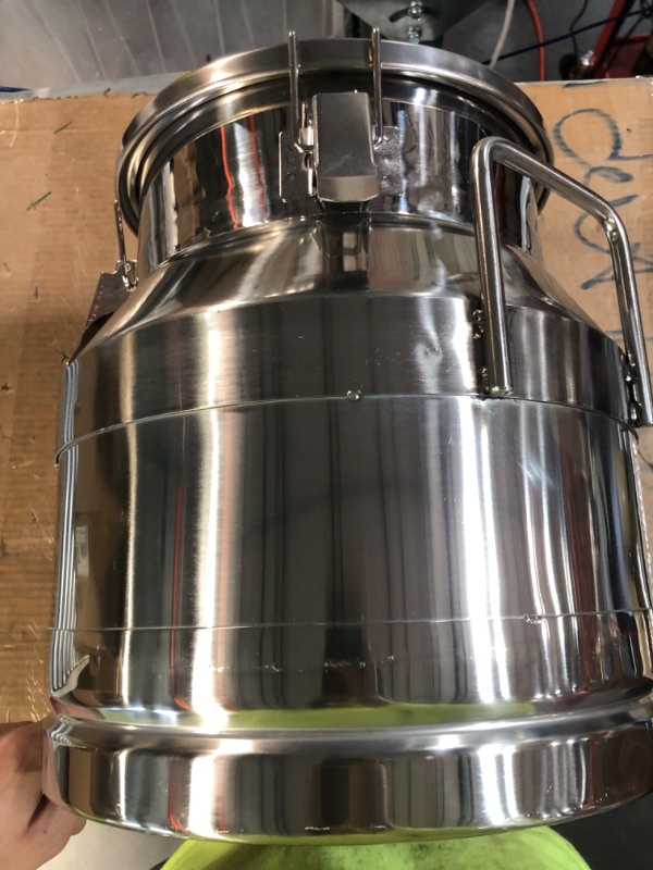 Photo 3 of [Brand New] TFCFL 12L/3.17 Gallon Milk Can Stainless Steel Milk Bucket