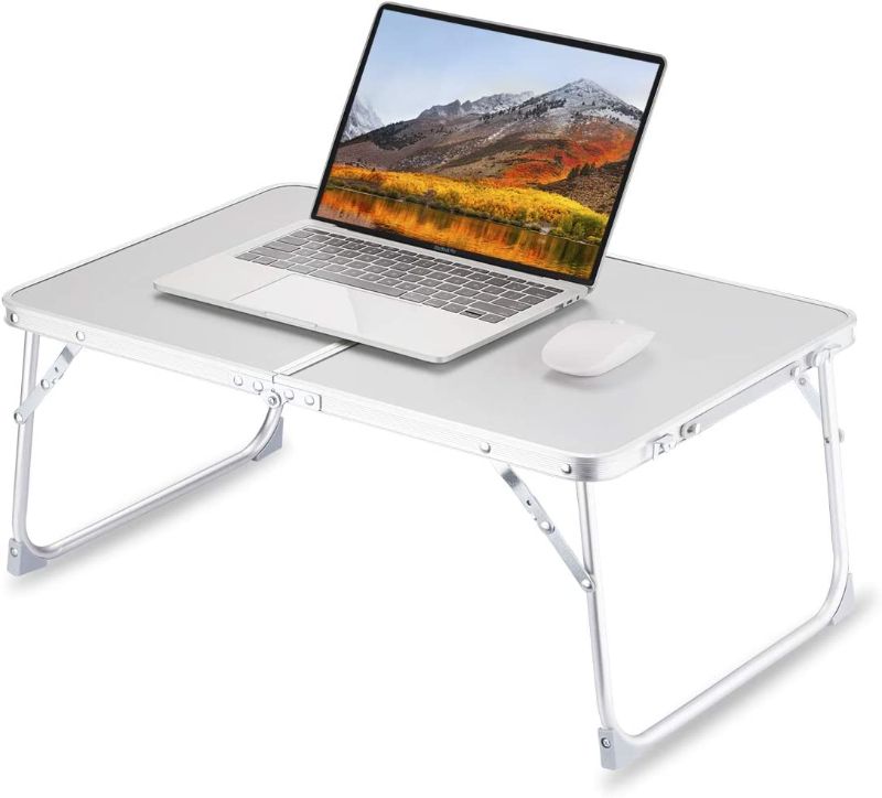 Photo 1 of [See Notes] Foldable Laptop Table for Bed - White Wood