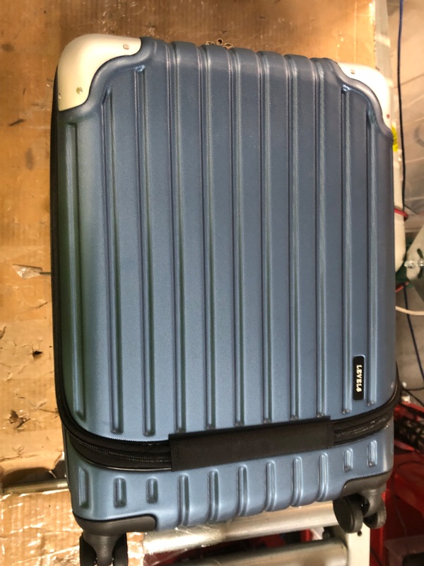 Photo 2 of [Like New] LEVEL8 Grace EXT Carry On Luggage, Expandable 20-Inch Carry-On (Blue) 