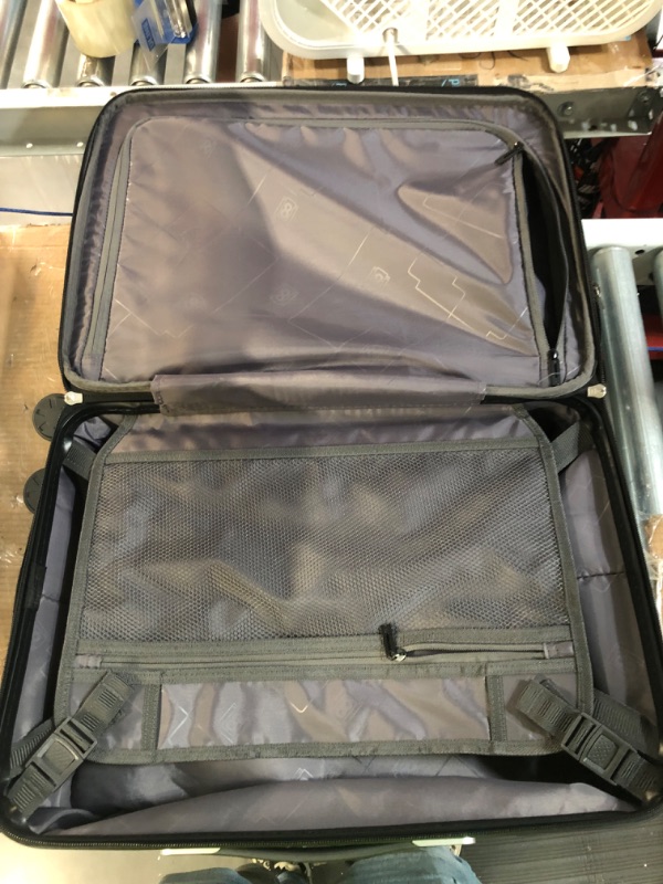 Photo 5 of [Like New] LEVEL8 Grace EXT Carry On Luggage, Expandable 20-Inch Carry-On (Blue) 