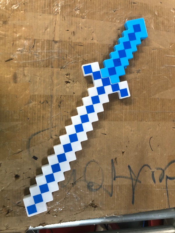 Photo 4 of [Like New] Fun Central LED Light Up Pixel 8-Bit Toy Sword for Kids -  2pc