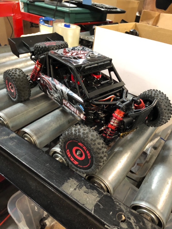 Photo 7 of GoolRC WLtoys, 1:12 Scale Remote Control Car, 4WD 75km/h, 2.4GHz, Off Road RC Truck RTR with Brushless Motor and Metal Chassis