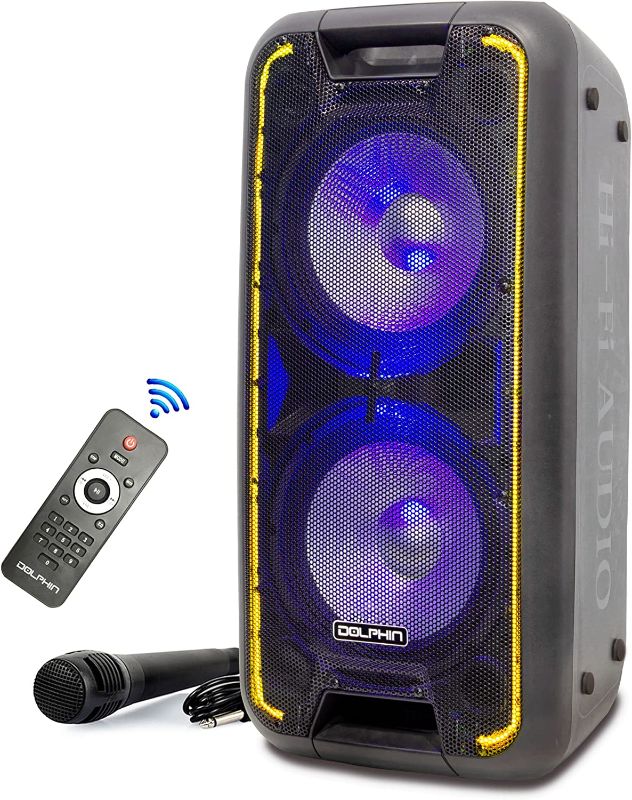 Photo 1 of *SEE NOTES* Dolphin Party Speaker Wireless Bluetooth w/Wheels