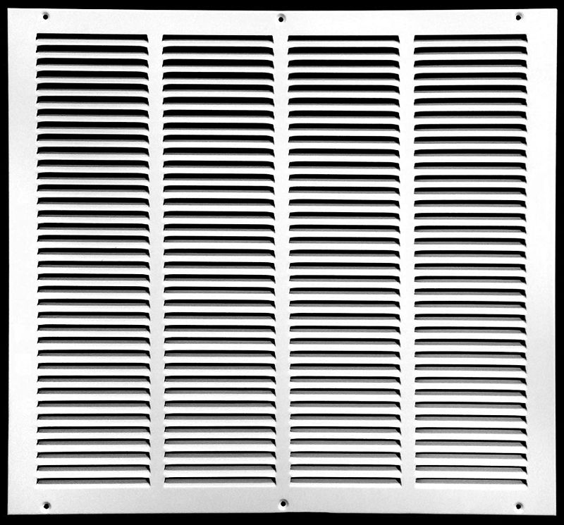 Photo 1 of 22"x18" Steel Return Air Grille, White 