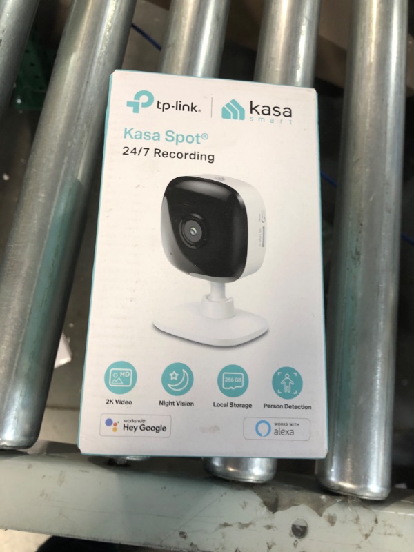 Photo 2 of Kasa Smart 2K QHD Indoor Security Camera, Person/Baby Crying/Motion Detection, 2-Way Audio, 30Ft. Night Vision, Cloud/SD Card Storage(Up to 256 GB), Works with Alexa & Google Home (KC400)