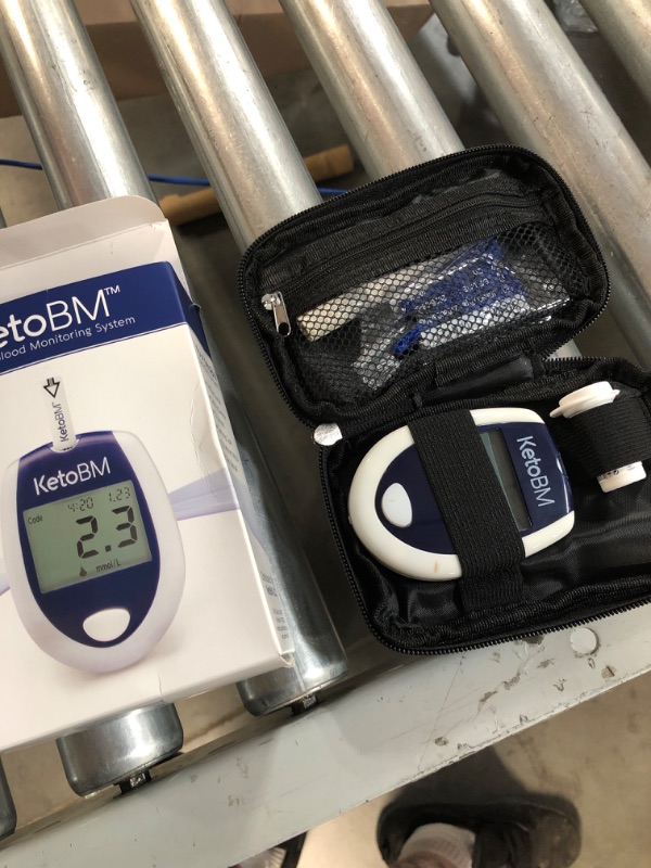 Photo 2 of KetoBM Blood Ketone Meter Kit for Keto Diet Testing - Complete Ketone Test Kit with Ketone Monitor, Keto Strips, Lancing Device & Lancets - Easy, Accurate Way to Check Ketosis on the Ketogenic Diet