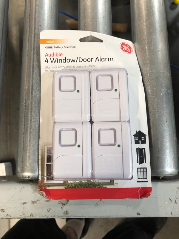 Photo 2 of GE 45174 Magnetic Indoor Window Alarms (4 PK)